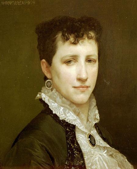 William-Adolphe Bouguereau Portrait of Miss Elizabeth Gardner oil painting image